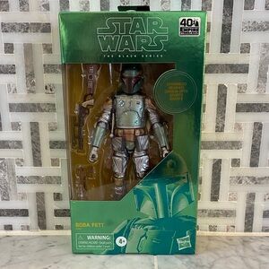 Hasbro Star Wars Black Series Boba Fett Action Figure - Green and Silver